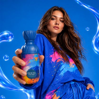 Vierro Electric Ocean perfume bottle with sleek design and ocean-inspired label, showcasing the fragrance's fresh and vibrant appeal.