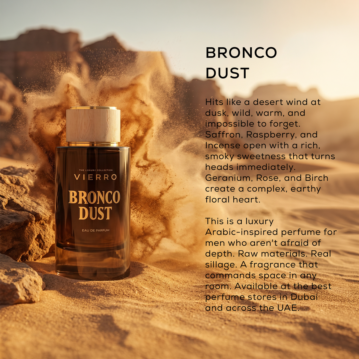 Best long-lasting men's perfume in UAE delivering rich woody and masculine scent.