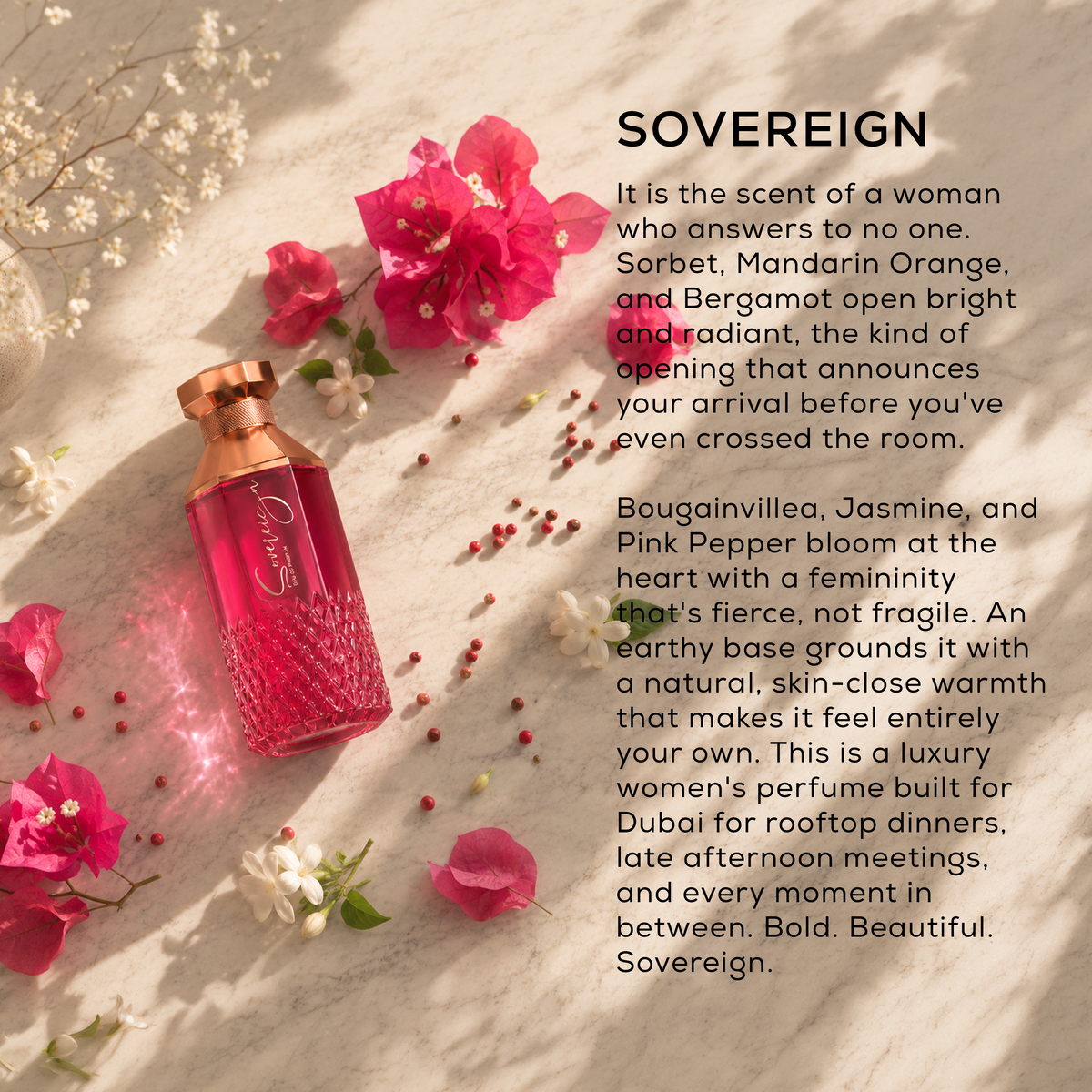 Elegant luxury perfume for women in beautifully crafted bottle designed for everyday sophistication.

